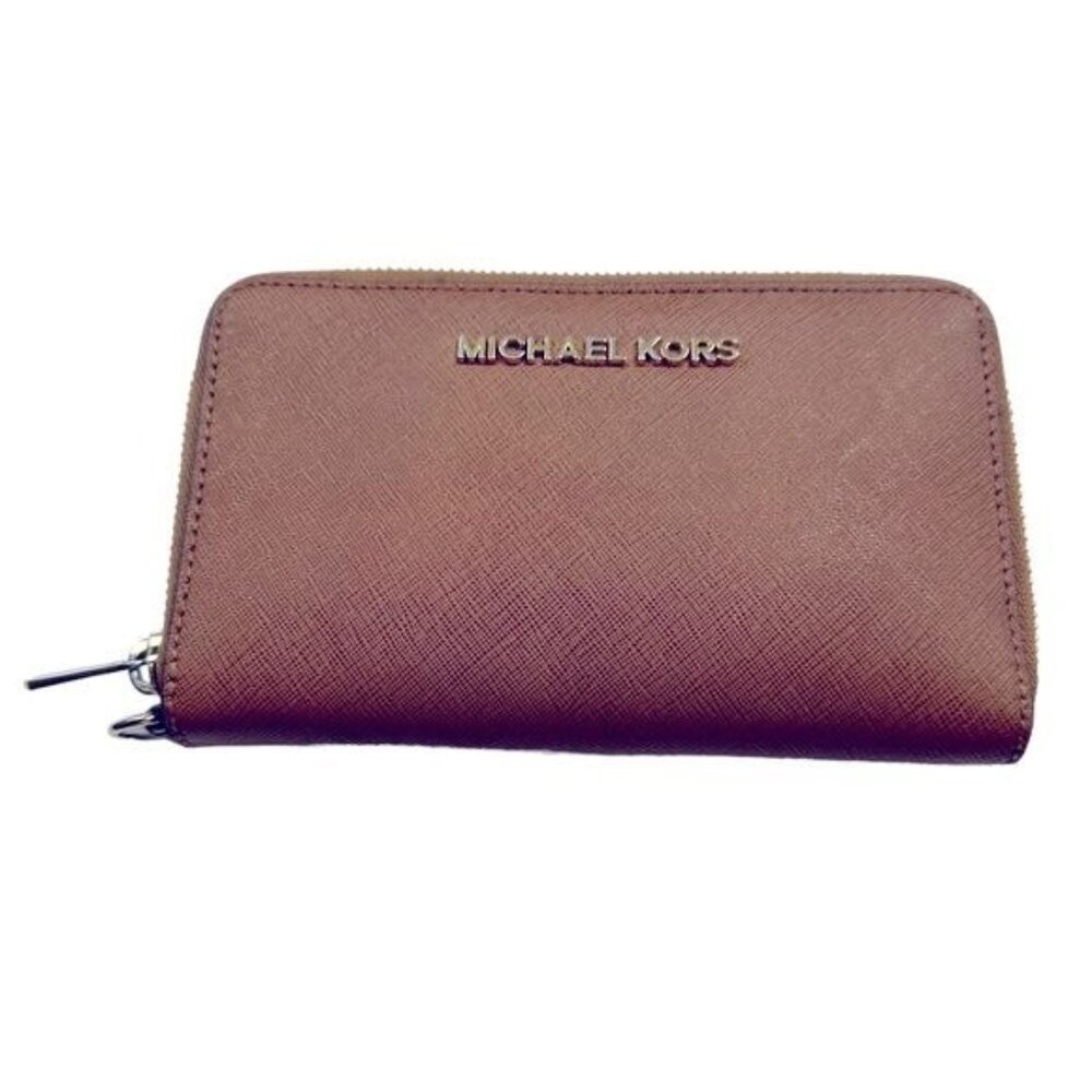Michael Kors camel color wallet/clutch